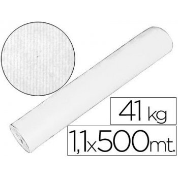 Papel kraft blanco 1,10 mt x 500 mts especial para embalaje