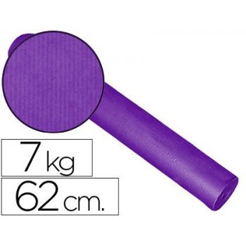 Papel fantasia kraft liso kfc-bobina 62 cm -7 kg -color lila