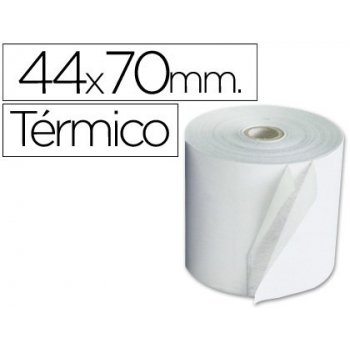 Rollo sumadora termico q-connect 44 mm ancho x 70 mm diametro