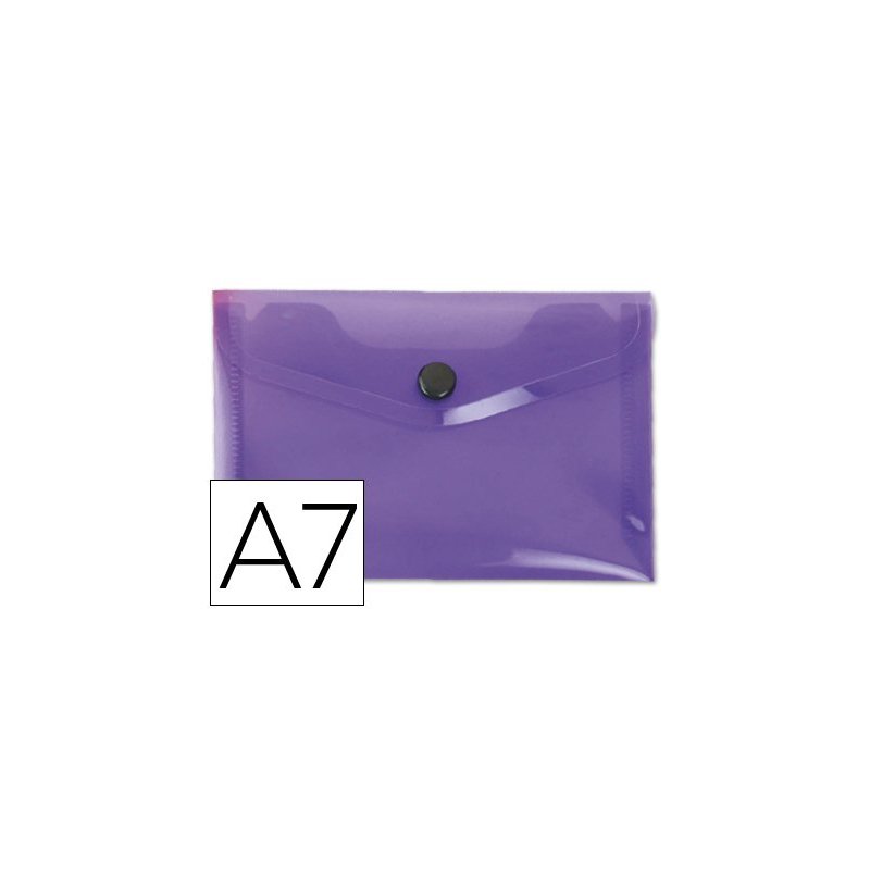 Carpeta liderpapel dossier broche 44226 polipropileno din a7 violeta serie frosty