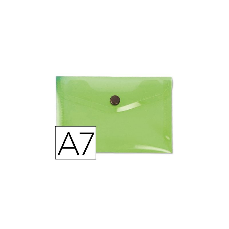 Carpeta liderpapel dossier broche 44223 polipropileno din a7 verde serie frosty