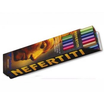 Expositor papel kraft nefertitis 24 rollos de colores surtidos 1x3 mt.