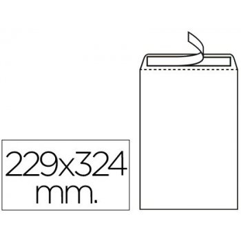 Sobre liderpapel bolsa n.8 blanco din 229x324 mm tira de silicona caja de 250 unidades