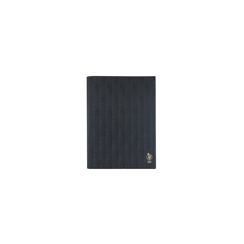 Carpeta liderpapel 4 anillas 25 mm mixtas plastico folio color negro