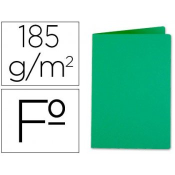 Subcarpeta liderpapel folio verde intenso 185g m2