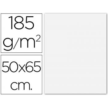 Cartulina guarro blanca -50x65 cm -185 gr