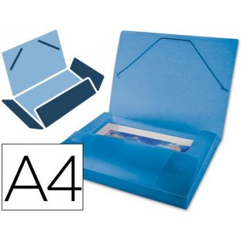 Carpeta beautone portadocumentos 36852 polipropileno din a4 azul serie frosty lomo 25 mm