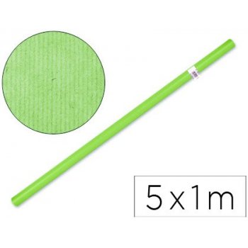 Papel kraft liderpapel verde -rollo 5x1 mt