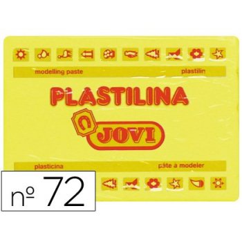 Plastilina jovi 72 amarillo claro -unidad -tamaño grande