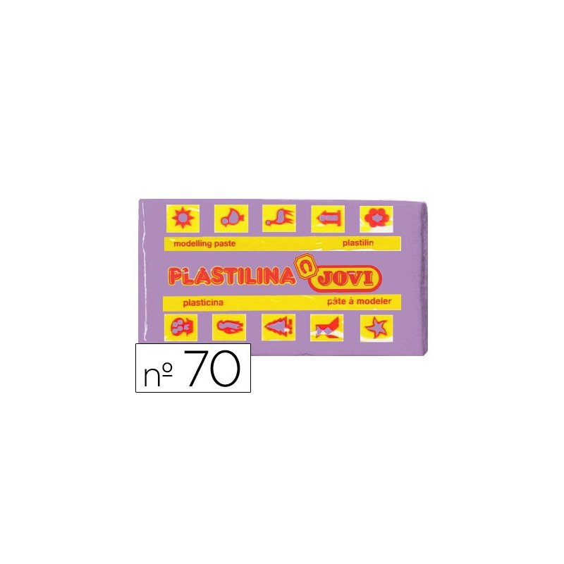 Plastilina jovi 70 lila -unidad -tamaño pequeño