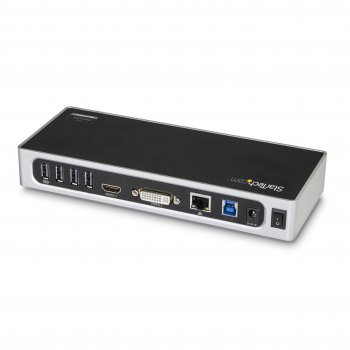 StarTech.com Docking Station USB 3.0 para Dos Monitores - 6x USB 3.0