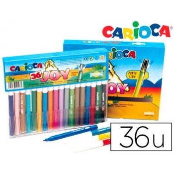 Rotulador carioca joy cristal caja de 36 colores