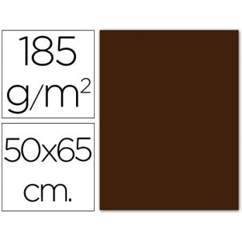 Cartulina guarro marron chocol -50x65 cm -185 gr