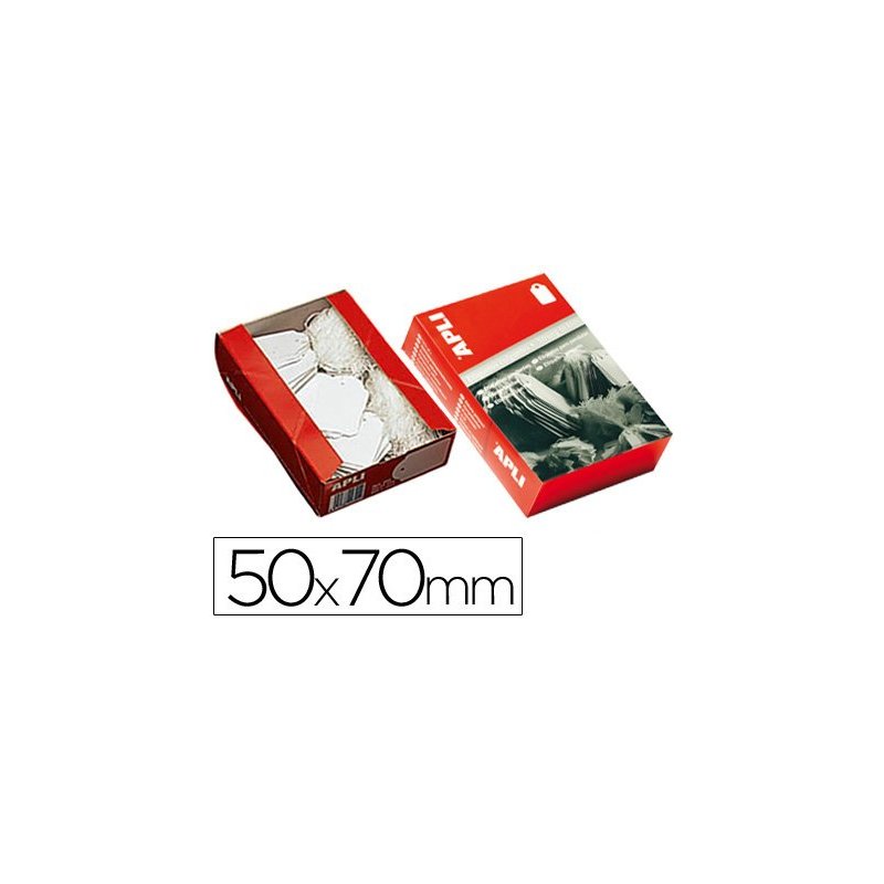 Etiquetas colgantes 396 50 x 70 mm -caja de 400