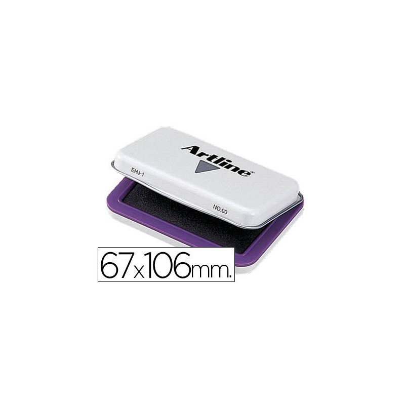 Tampon artline nº 1 violeta -67x106 mm