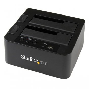 StarTech.com Base USB 3.0 y eSATA Copiadora de Unidades de Disco SATA - Clonador Autónomo SATA de 6Gbps para Copiado de Alta