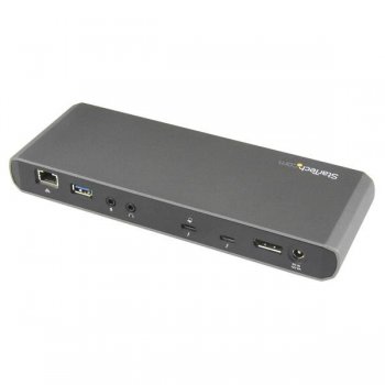 StarTech.com Dock Thunderbolt 3 para Dos Monitores 4K con 3x Puertos USB 3.0