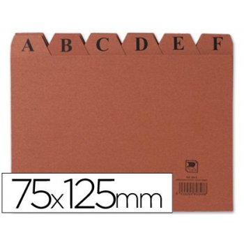 Indice fichero carton -nº 2 -tamaño 75x125