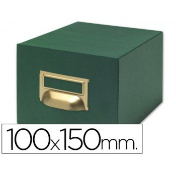 Fichero fichas tela verde 1000 fichas n.3 -tamaño 100x150 mm
