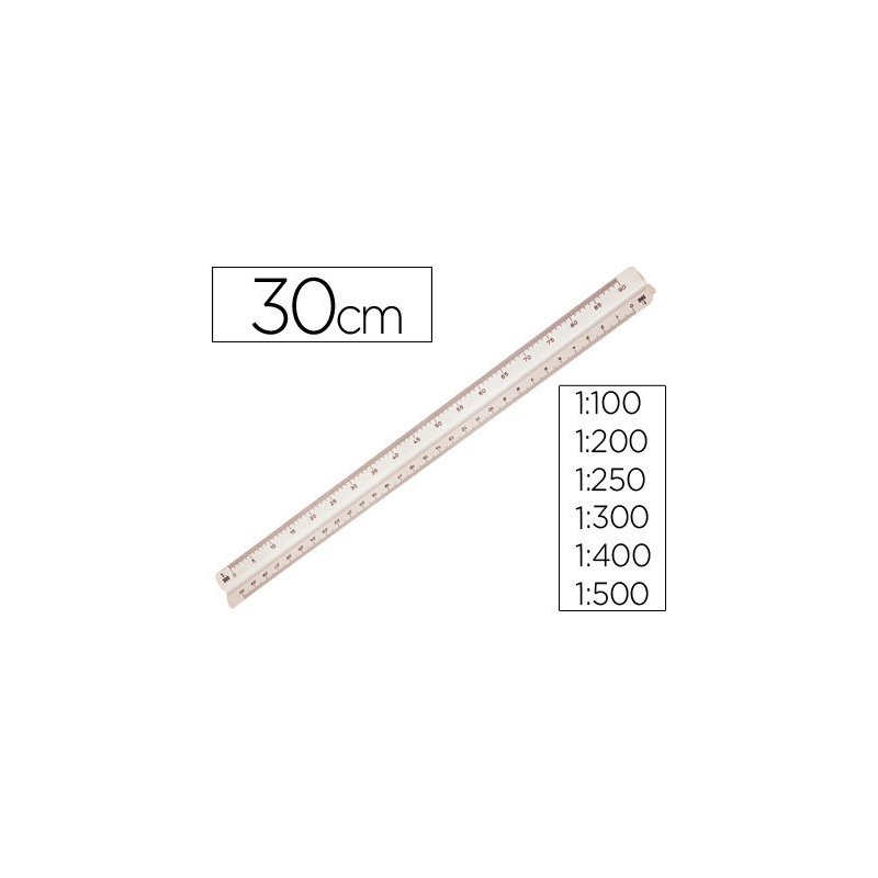 Escala m+r 1632.05 -1 100-200-250-300-400-500 -30 cm -estuche flexible