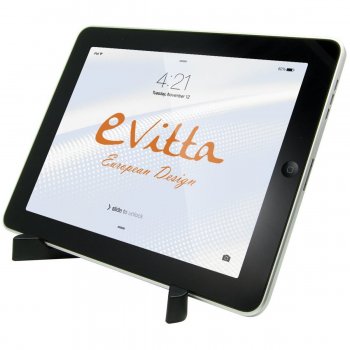 e-Vitta EVACC00001 soporte Lector de libros electrónicos, Tablet UMPC Negro Soporte pasivo