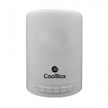 CoolBox COO-BTALED-R1 altavoz portátil 3 W Altavoz monofónico portátil Blanco