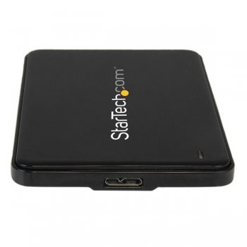 StarTech.com Caja de Disco Duro USB 3.0 con UASP para HDD SSD SATA III de 2,5 Pulgadas y 7mm de Espesor
