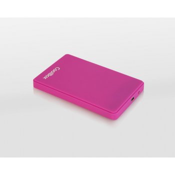 CoolBox SlimColor 2543 2.5" Carcasa de disco duro SSD Púrpura