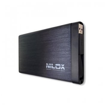 Nilox DH0002BKALUSB caja para disco duro externo 2.5" Caja de disco duro (HDD) Negro