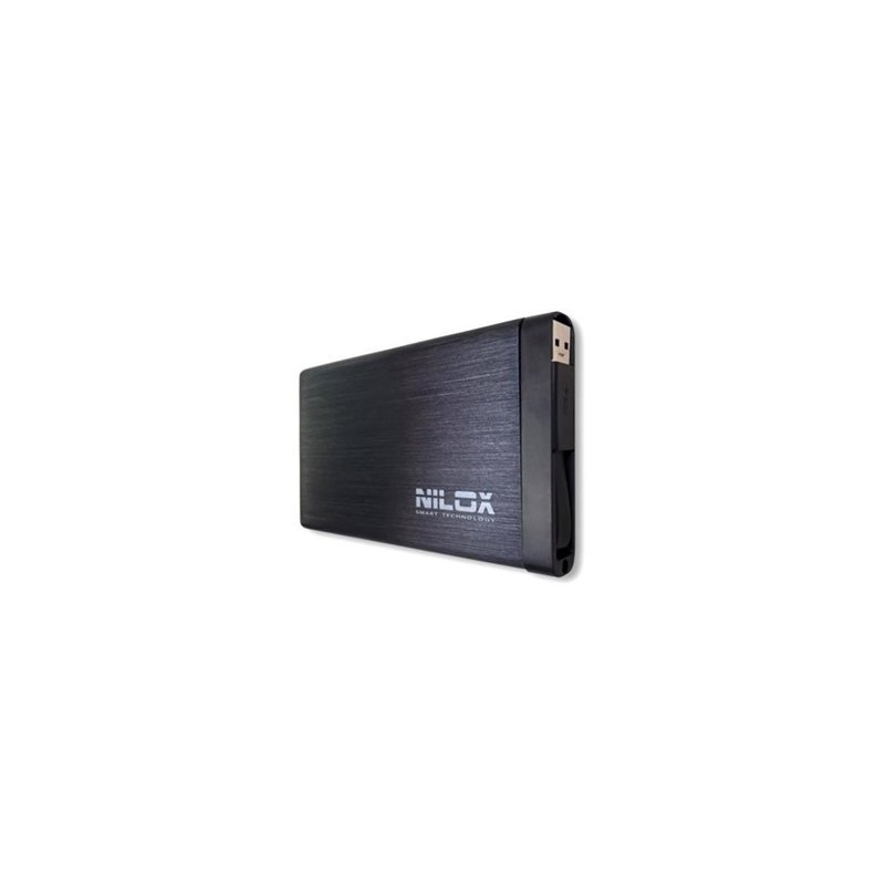 Nilox DH0002BKALUSB caja para disco duro externo 2.5" Caja de disco duro (HDD) Negro