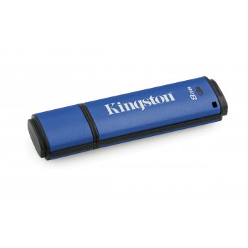 Kingston Technology DataTraveler Vault Privacy 3.0 8GB unidad flash USB USB tipo A 3.0 (3.1 Gen 1) Azul