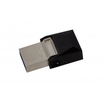 Kingston Technology DataTraveler 32GB microDuo 3.0 unidad flash USB USB Type-A   Micro-USB 3.0 (3.1 Gen 1) Negro