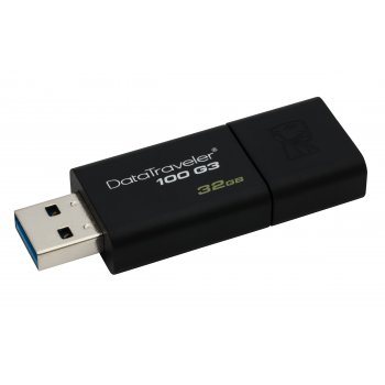 Kingston Technology DataTraveler 100 G3 unidad flash USB 32 GB USB tipo A 3.0 (3.1 Gen 1) Negro