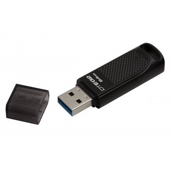 Kingston Technology DataTraveler Elite G2, 64GB unidad flash USB USB tipo A 3.0 (3.1 Gen 1) Negro