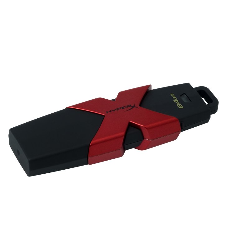 HyperX 64GB unidad flash USB USB tipo A 3.0 (3.1 Gen 1) Negro, Rojo