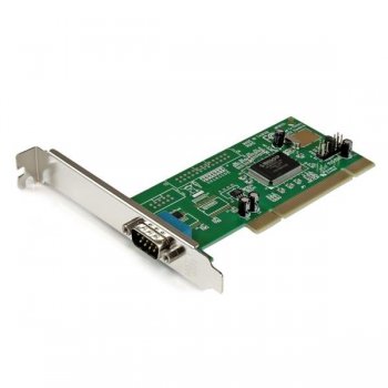 StarTech.com Tarjeta Adaptadora PCI de un Puerto Serie DB9 UART 16550 RS232 - 1x DB9 Macho
