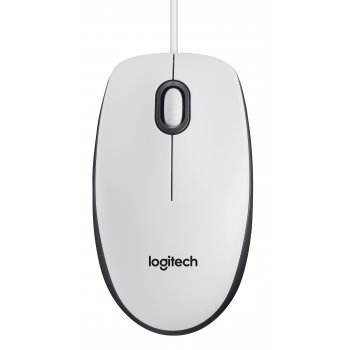 Logitech M100 ratón USB Óptico 1000 DPI Ambidextro