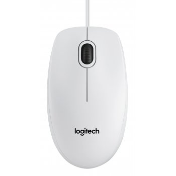 Logitech B100 ratón USB Óptico 800 DPI Ambidextro