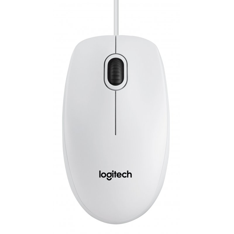 Logitech B100 ratón USB Óptico 800 DPI Ambidextro