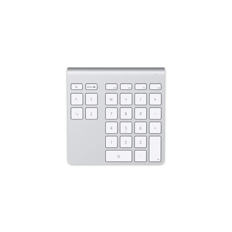 Belkin YourType teclado numérico Bluetooth PC servidor Aluminio, Blanco