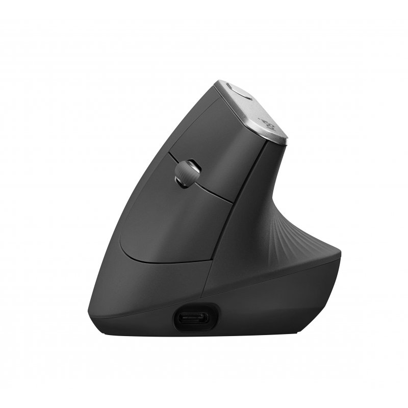 Logitech MX Vertical Advanced Ergonimic ratón RF inalámbrica + Bluetooth Óptico 4000 DPI mano derecha