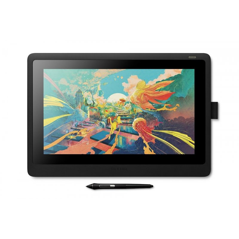 Wacom Cintiq 16 tableta digitalizadora 5080 líneas por pulgada 344,16 x 193,59 mm Negro