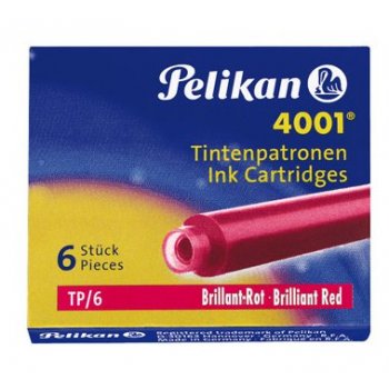 Pelikan TP 6 Recambio de bolígrafo Rojo 6 pieza(s)