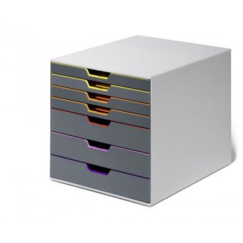 Durable Varicolor 7 bandeja de escritorio Gris, Multicolor