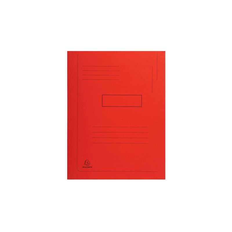 Exacompta 445003E carpeta A4 Caja de cartón Rojo