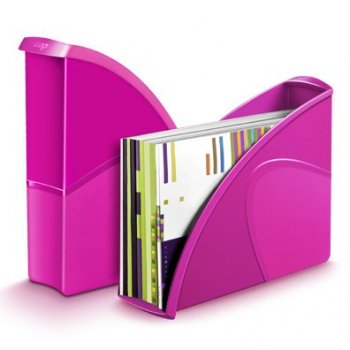 CEP Gloss estante para revistas Poliestireno Púrpura