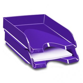 CEP Gloss bandeja de escritorio Poliestireno Púrpura