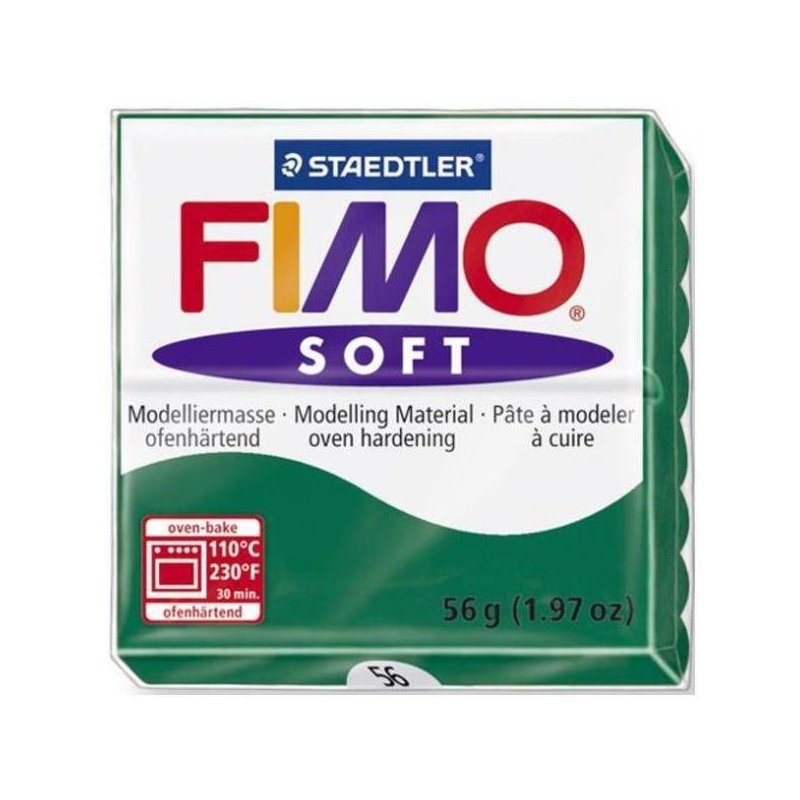 Staedtler FIMO soft Arcilla de modelar Verde 56 g 1 pieza(s)