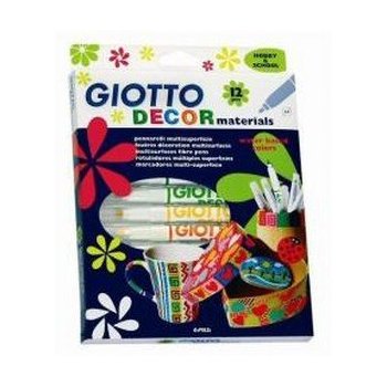 Giotto Decor Materials rotulador 12 pieza(s)