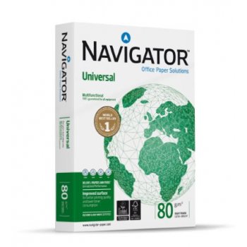Navigator UNIVERSAL papel para impresora de inyección de tinta A4 (210x297 mm) Seda Blanco
